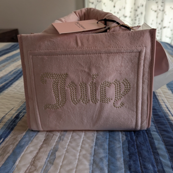 Juicy Couture Handbags - Juicy Couture Extra Spender Mini Tote In Fondant Pink